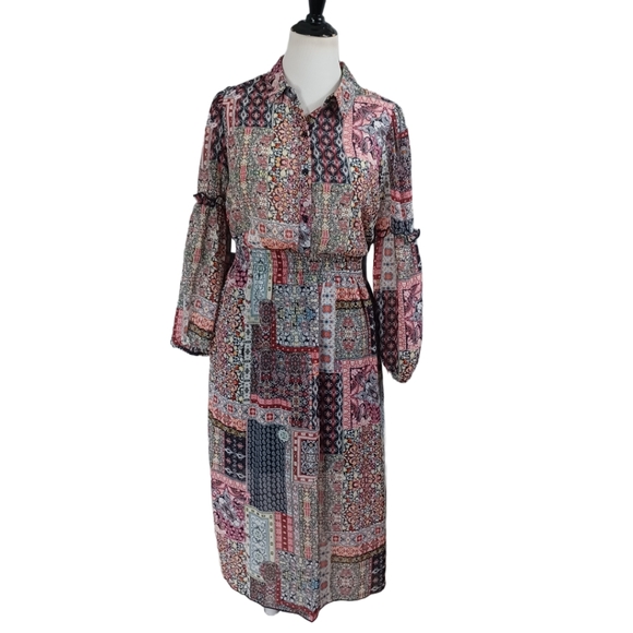 Stella & Jullie Dresses & Skirts - STELLA AND JULIE LONG SLEEVE DRESS SIZE 14